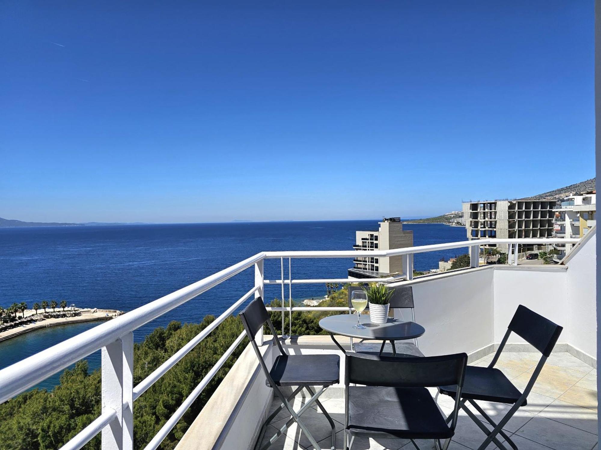 Blue Apartment Sarande Exterior photo