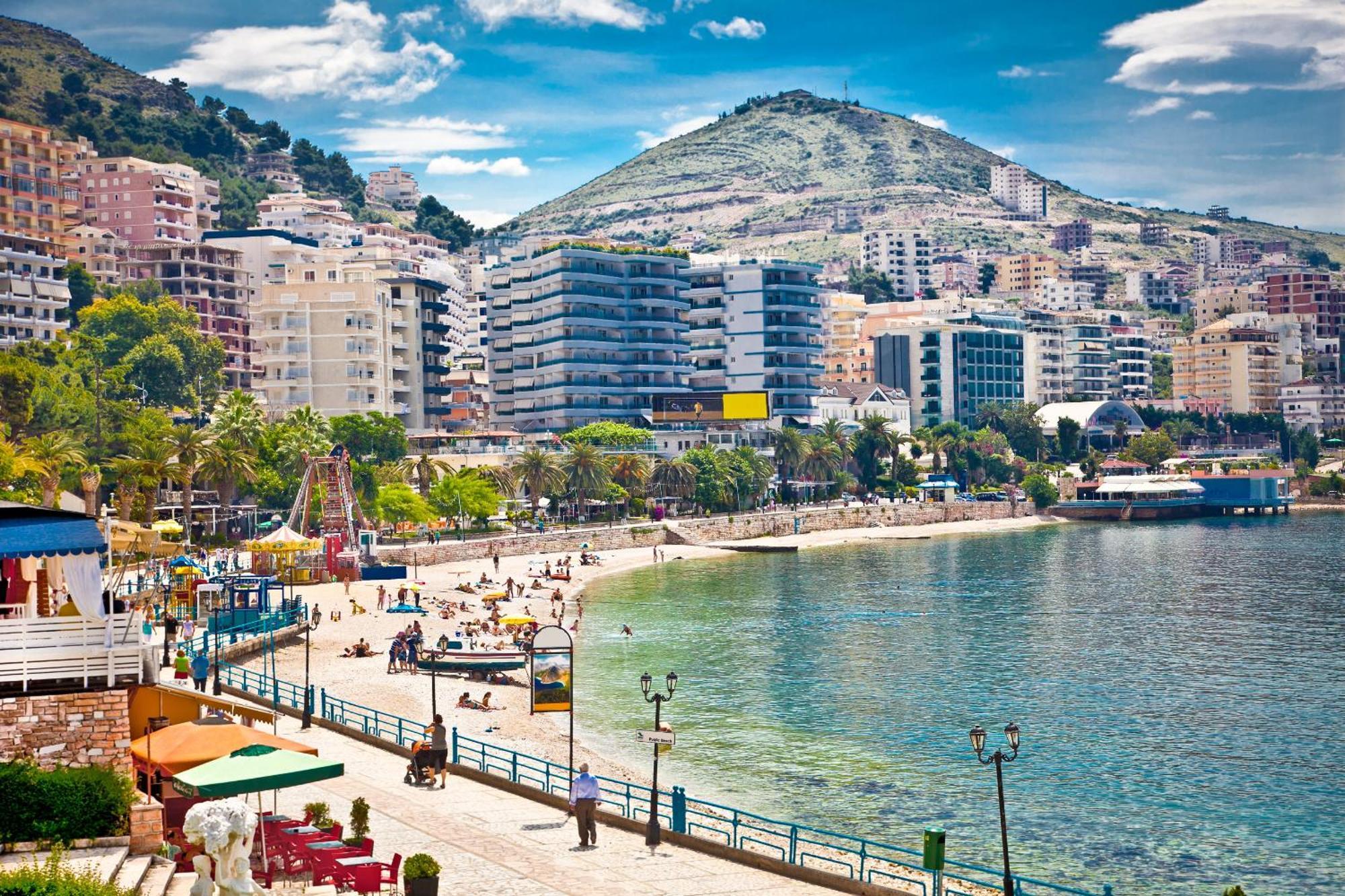 Blue Apartment Sarande Exterior photo