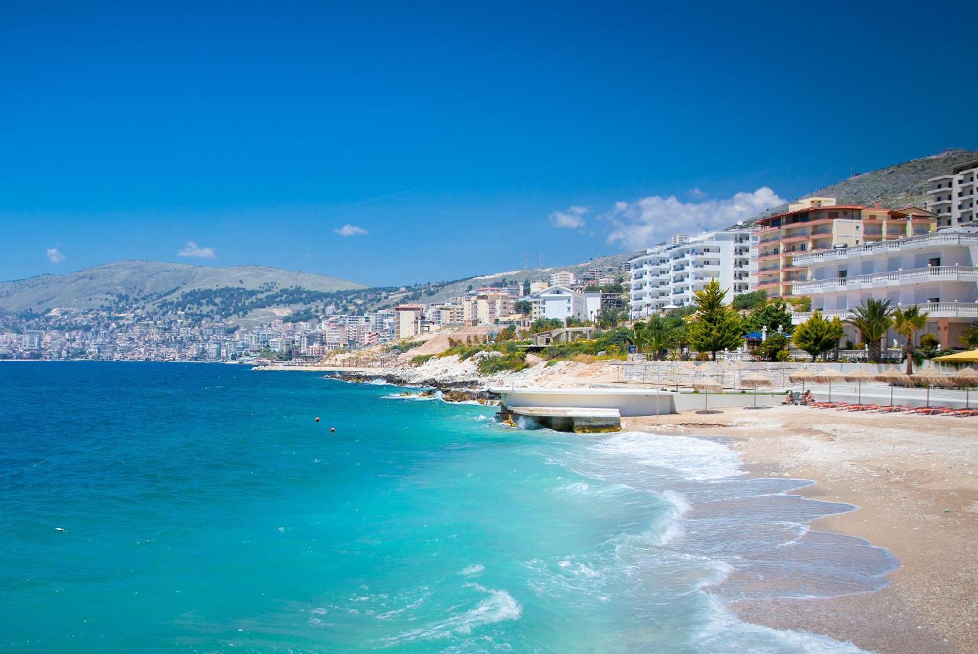 Blue Apartment Sarande Exterior photo